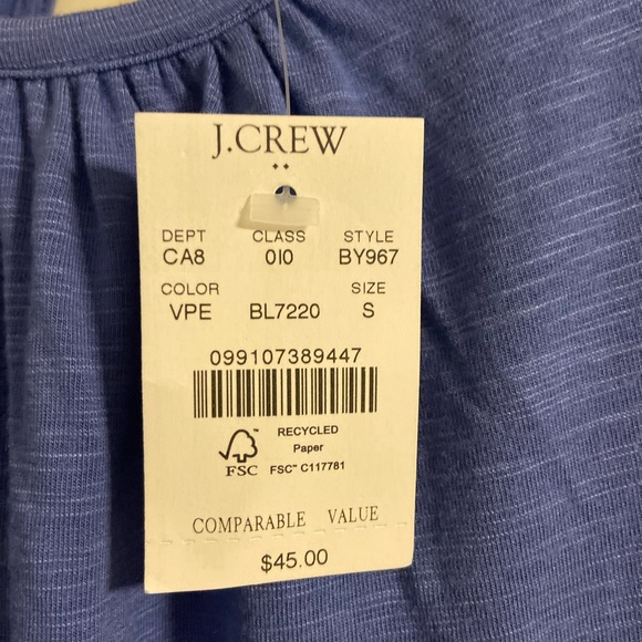 J Crew Drapey swing tank top, NWT - Picture 3 of 7